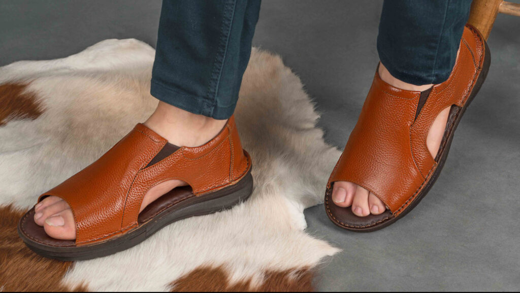 Ergonomic Leather Slippers