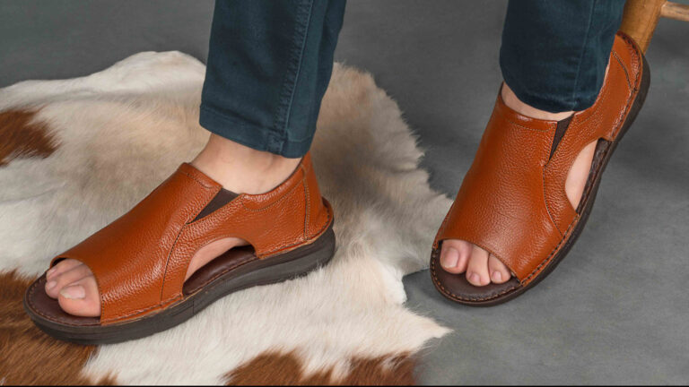 Ergonomic Leather Slippers